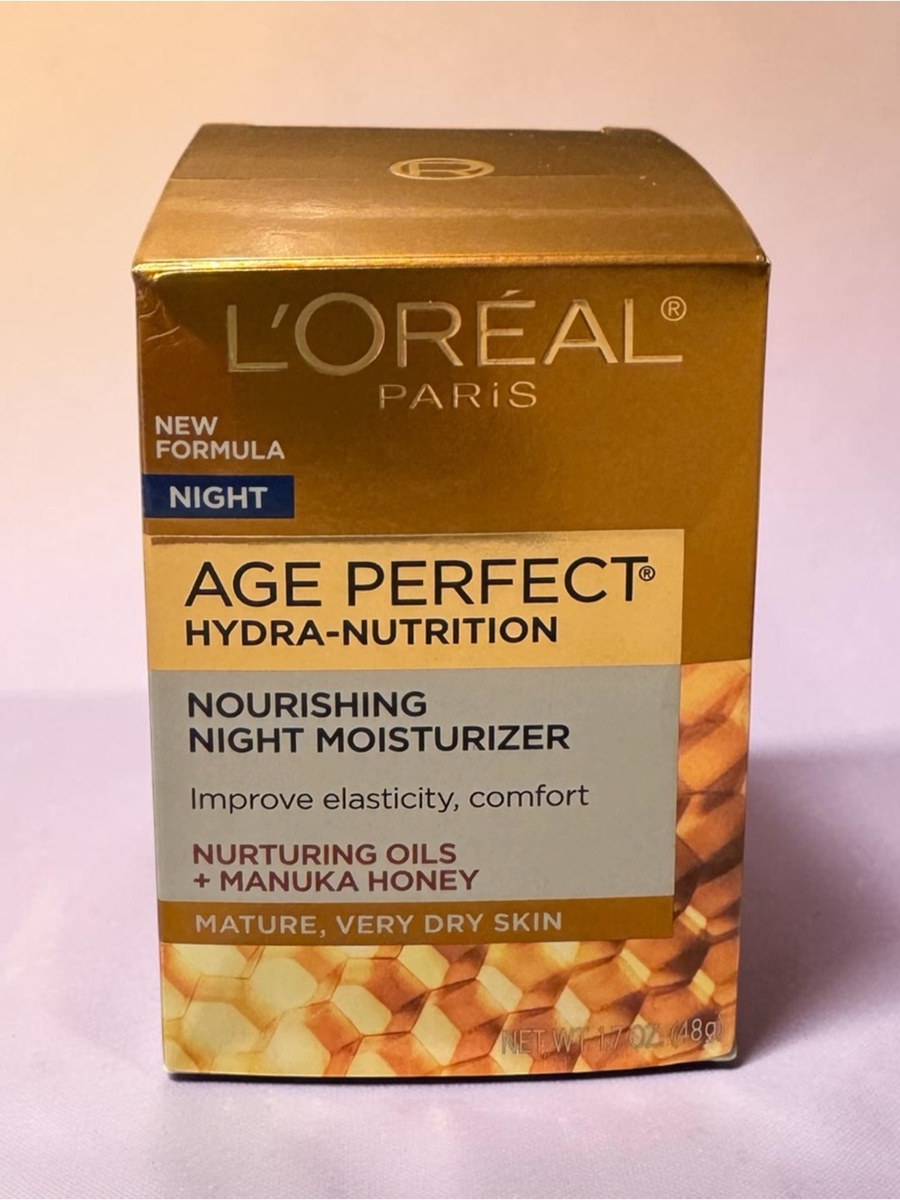 Age Perfect Hydra-Nutrition Nourishing Night Moisturizer - Gold